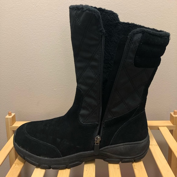 Lands’ End Women’s Insulated All Weather Winter Snow Boots, Black, Size 9 - Picture 5 of 13